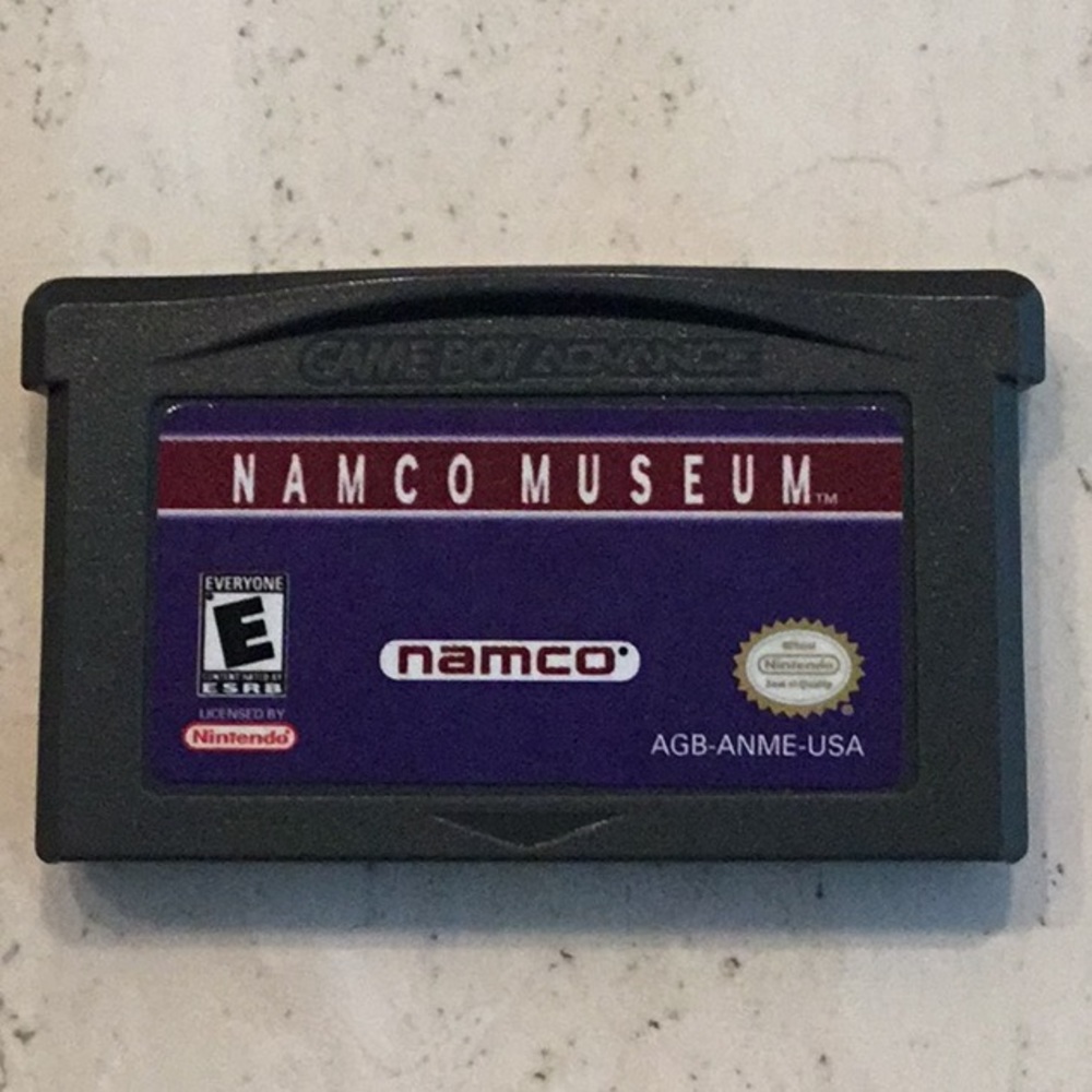 Namco Museum Gameboy Advance Game Pac Man Pac-Man GBA Nintendo Game Boy Advance